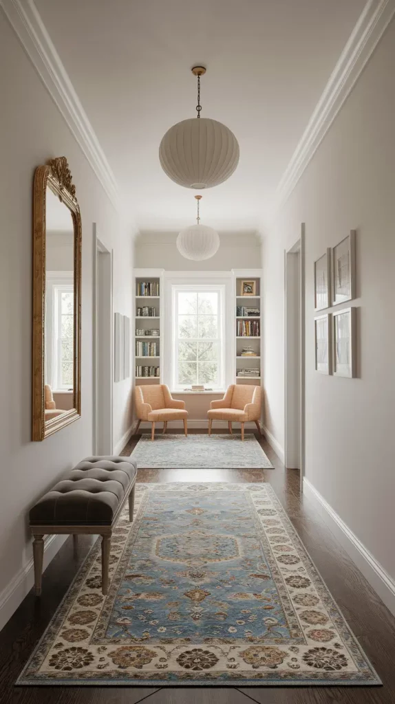 28 Best Upstairs Hallway Ideas to Style Your Landing With Function and Flair