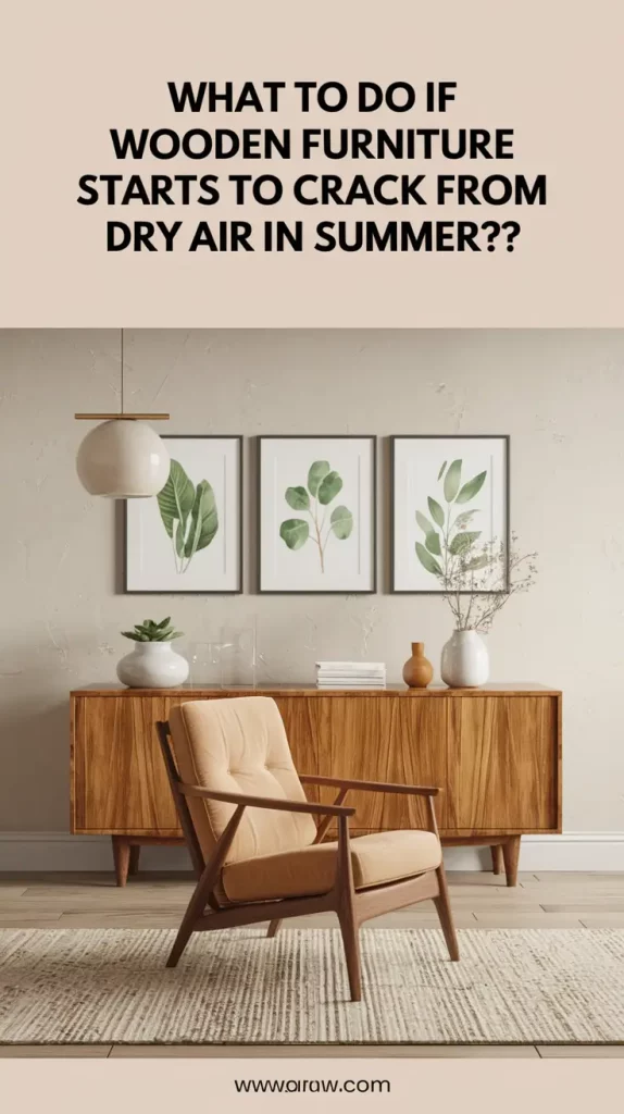 What to Do If Wooden Furniture Starts to Crack from Dry Air in Summer 2025?