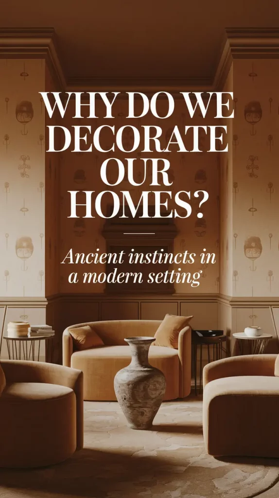 Why Do We Decorate Our Homes? Ancient Instincts in a Modern Setting