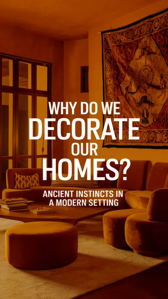 Why Do We Decorate Our Homes? Ancient Instincts in a Modern Setting
