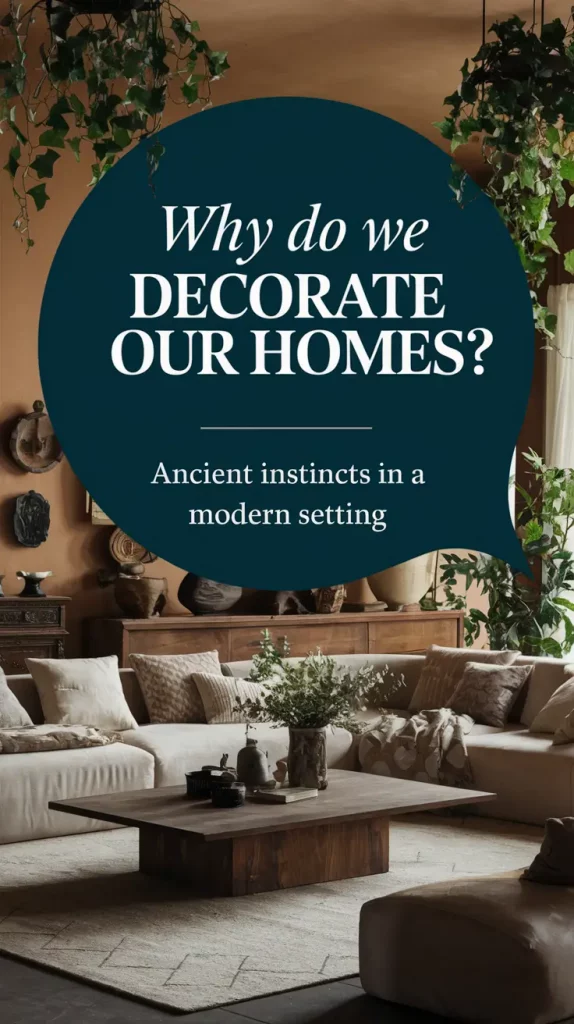 Why Do We Decorate Our Homes? Ancient Instincts in a Modern Setting