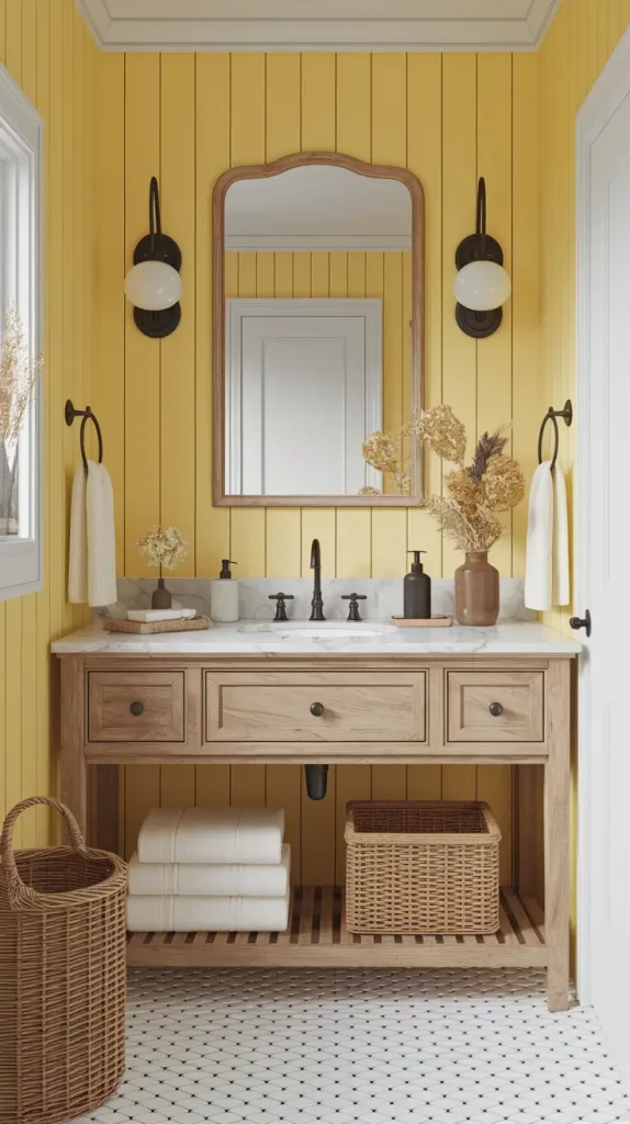 Yellow Bathroom Ideas: 30 Stylish Decor Tips for Bright, Modern & Small Spaces