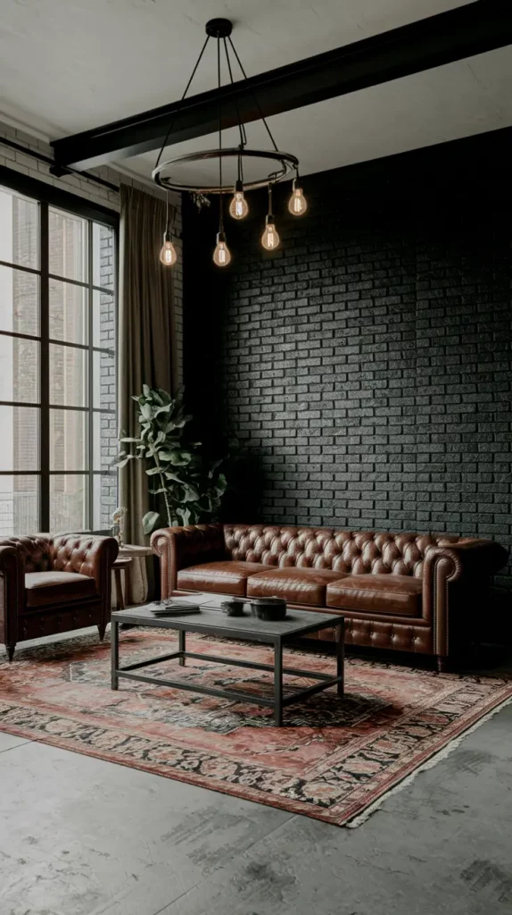 Black Accent Wall in Living Room: 30 Bold & Stylish Design Ideas to Transform Your Space