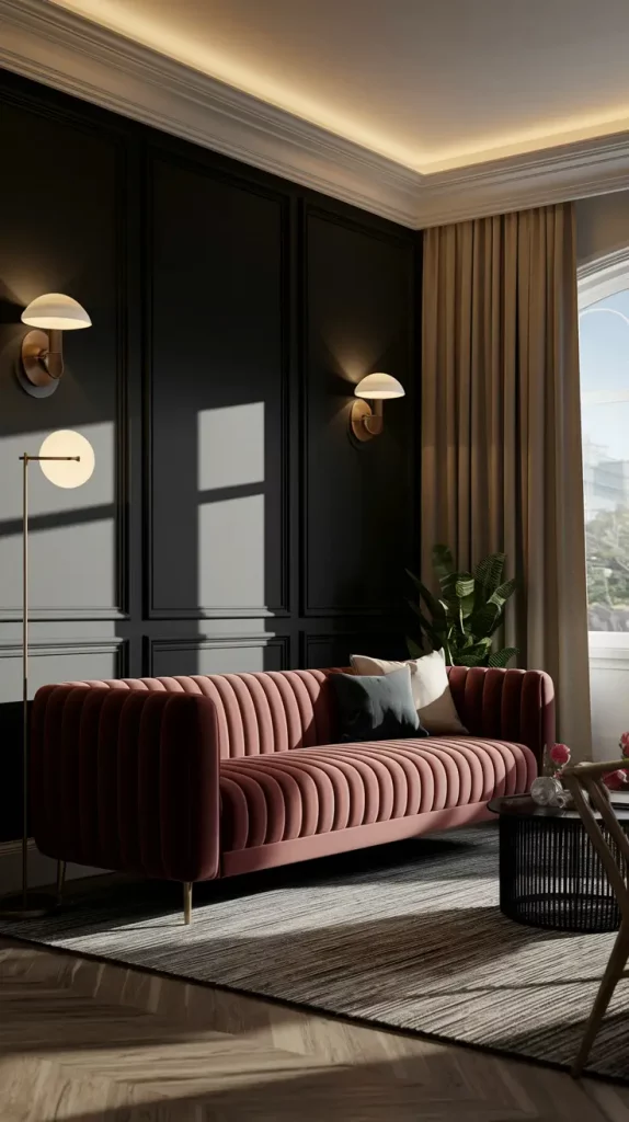 Black Accent Wall in Living Room: 30 Bold & Stylish Design Ideas to Transform Your Space