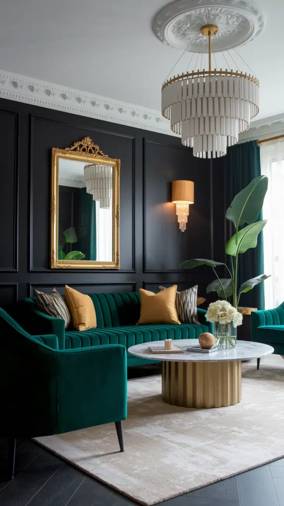 Black Accent Wall in Living Room: 30 Bold & Stylish Design Ideas to Transform Your Space