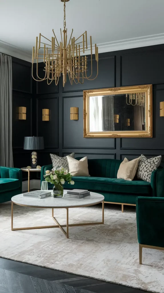 Black Accent Wall in Living Room: 30 Bold & Stylish Design Ideas to Transform Your Space