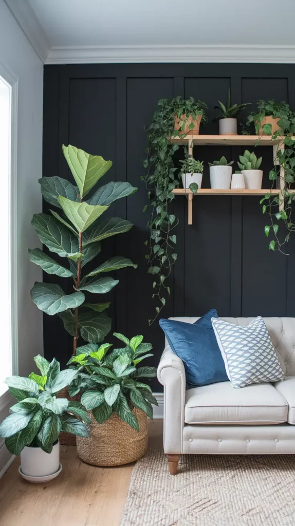 Black Accent Wall in Living Room: 30 Bold & Stylish Design Ideas to Transform Your Space