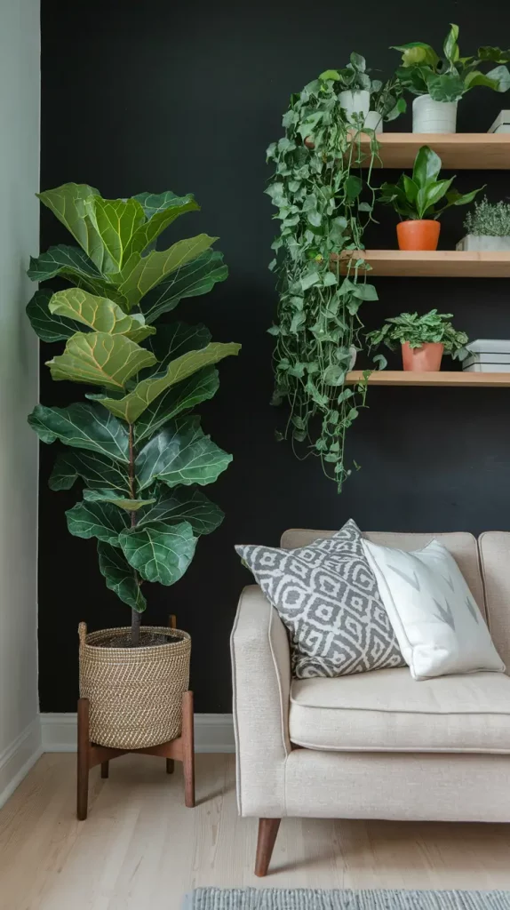 Black Accent Wall in Living Room: 30 Bold & Stylish Design Ideas to Transform Your Space