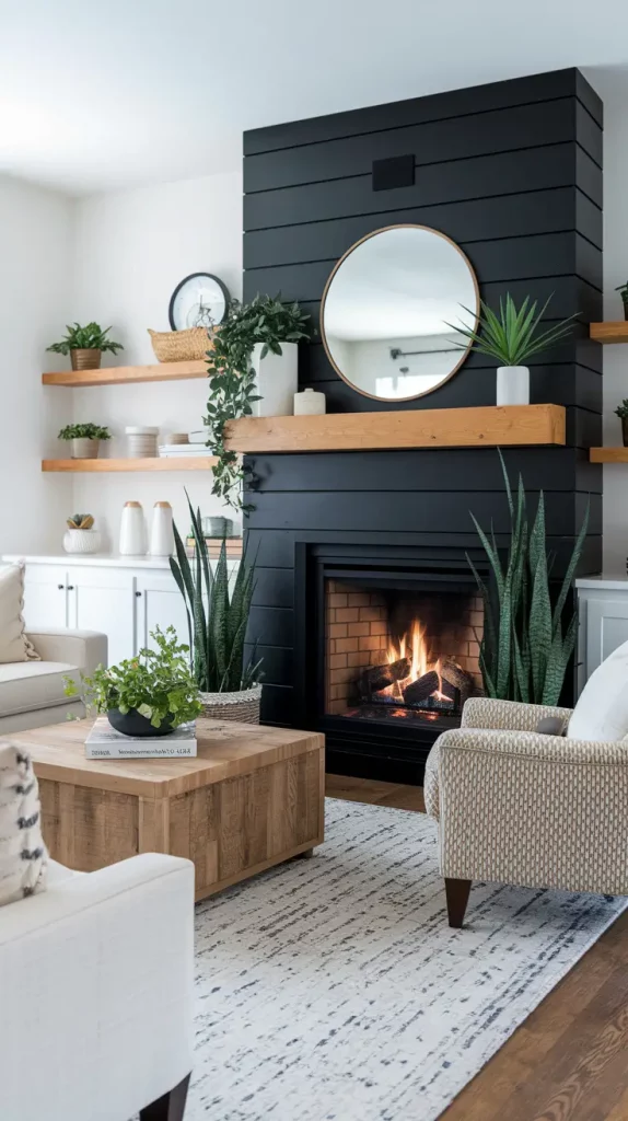 Black Accent Wall in Living Room: 30 Bold & Stylish Design Ideas to Transform Your Space