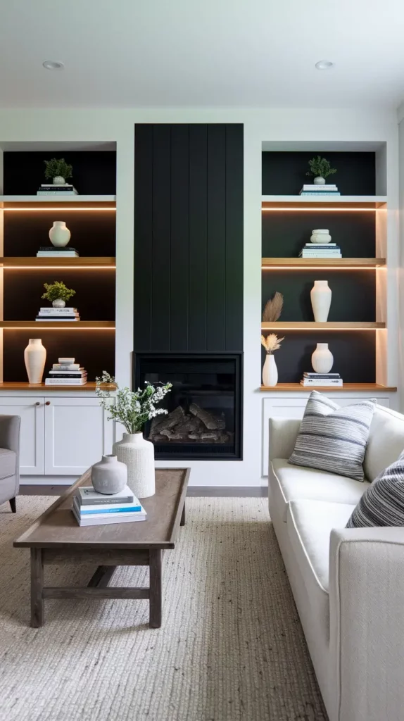 Black Accent Wall in Living Room: 30 Bold & Stylish Design Ideas to Transform Your Space