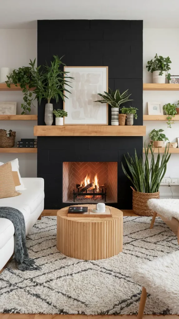 Black Accent Wall in Living Room: 30 Bold & Stylish Design Ideas to Transform Your Space