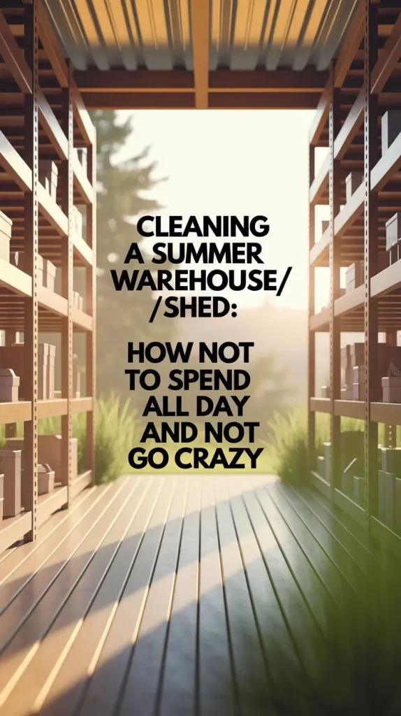 Cleaning a Summer Shed: How I Did It Without Losing My Day