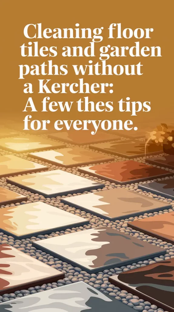 Cleaning Floor Tiles and Garden Paths Without a Kercher: What Worked for Me