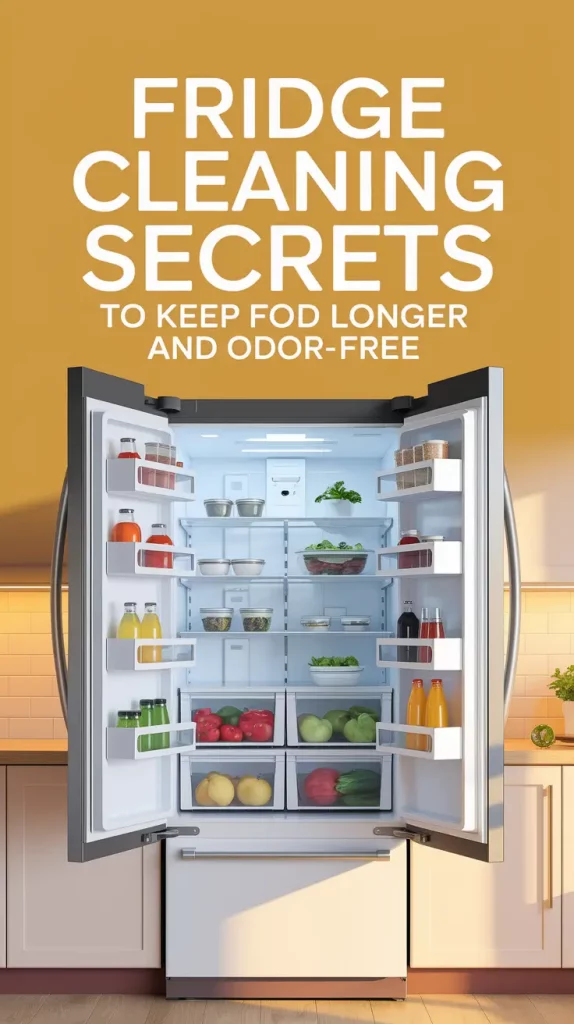 Fridge Cleaning Secrets to Keep Food Longer and Odor-Free