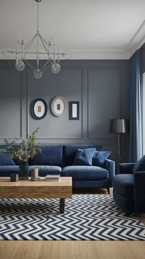30+ Stunning Gray and Blue Living Room Ideas for a Modern, Cozy Home