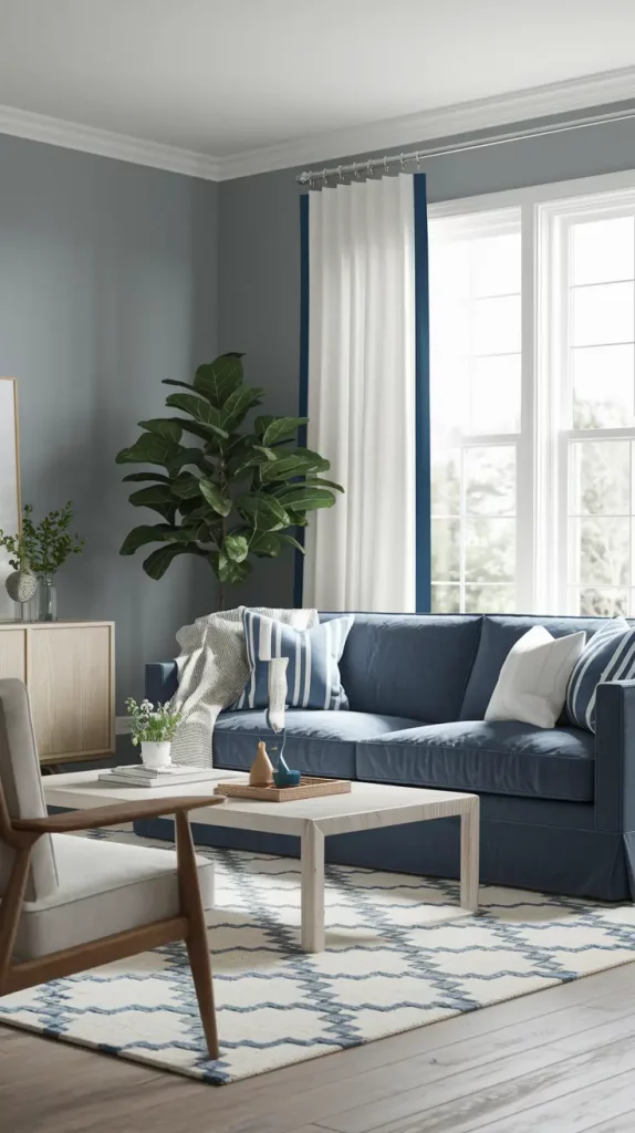 30+ Stunning Gray and Blue Living Room Ideas for a Modern, Cozy Home