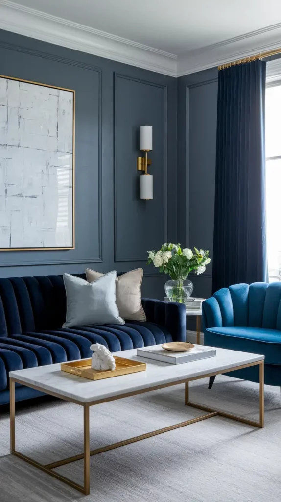 30+ Stunning Gray and Blue Living Room Ideas for a Modern, Cozy Home