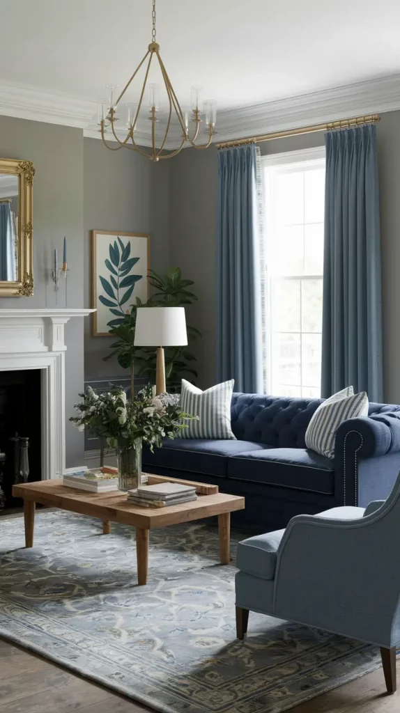 30+ Stunning Gray and Blue Living Room Ideas for a Modern, Cozy Home