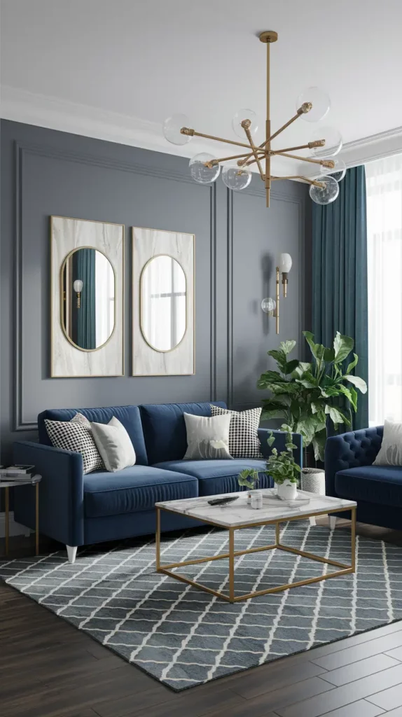 30+ Stunning Gray and Blue Living Room Ideas for a Modern, Cozy Home
