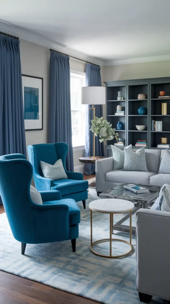 30+ Stunning Gray and Blue Living Room Ideas for a Modern, Cozy Home