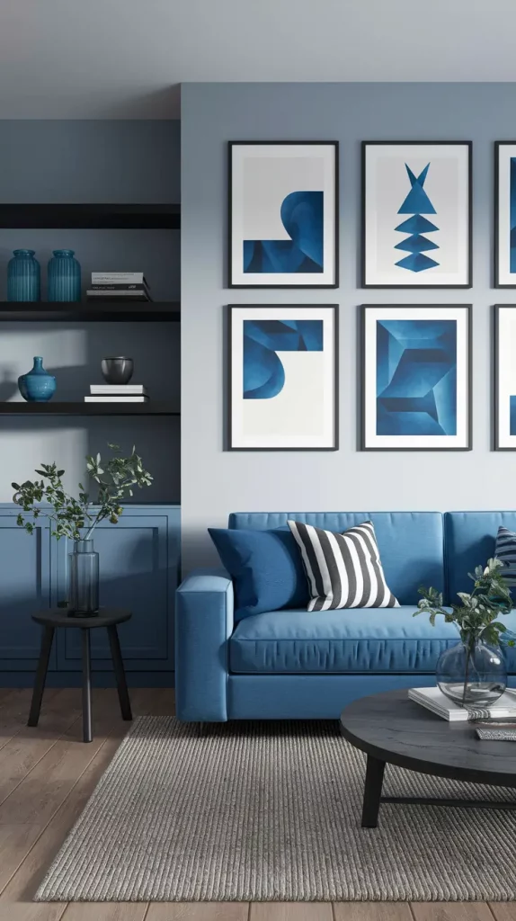 30+ Stunning Gray and Blue Living Room Ideas for a Modern, Cozy Home