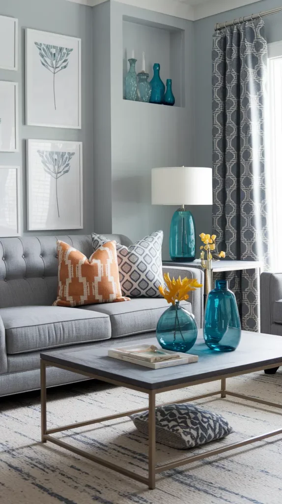 30+ Stunning Gray and Blue Living Room Ideas for a Modern, Cozy Home