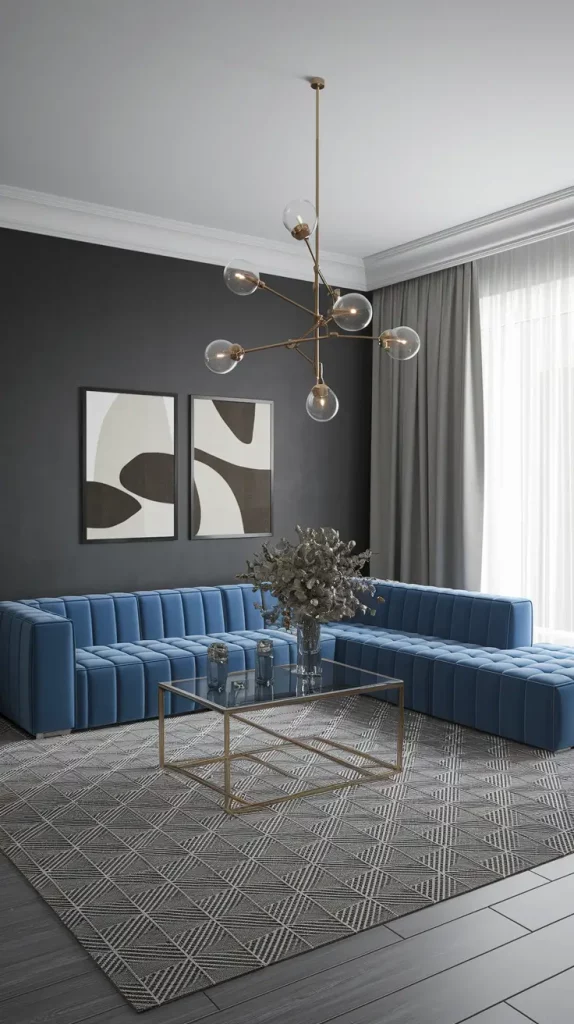 30+ Stunning Gray and Blue Living Room Ideas for a Modern, Cozy Home