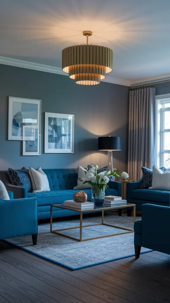 30+ Stunning Gray and Blue Living Room Ideas for a Modern, Cozy Home