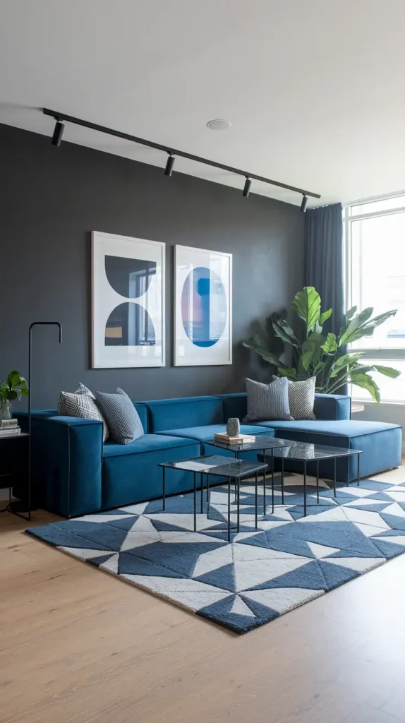 30+ Stunning Gray and Blue Living Room Ideas for a Modern, Cozy Home