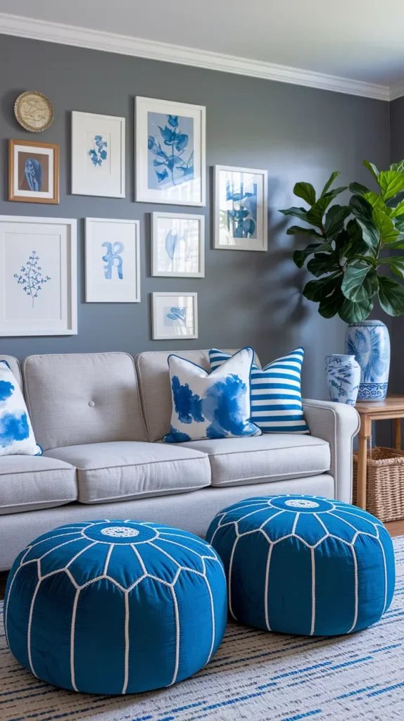 30+ Stunning Gray and Blue Living Room Ideas for a Modern, Cozy Home