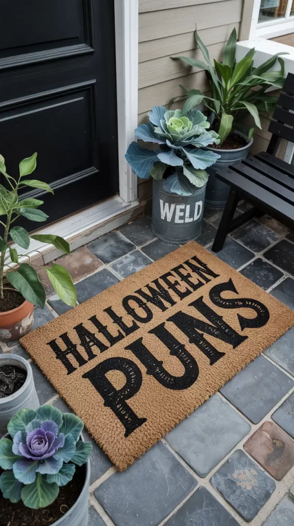 28+ Halloween Door Mat Ideas 2025: Spooky DIY Designs for the Perfect Front Porch