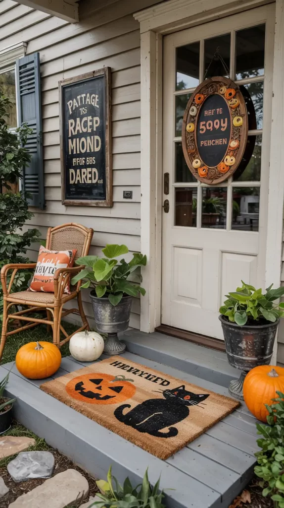 28+ Halloween Door Mat Ideas 2025: Spooky DIY Designs for the Perfect Front Porch