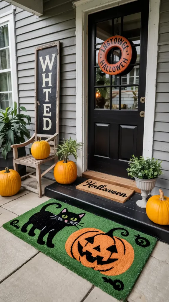 28+ Halloween Door Mat Ideas 2025: Spooky DIY Designs for the Perfect Front Porch
