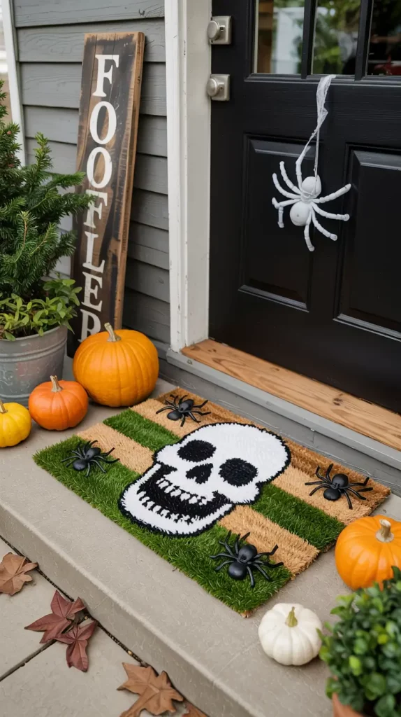 28+ Halloween Door Mat Ideas 2025: Spooky DIY Designs for the Perfect Front Porch