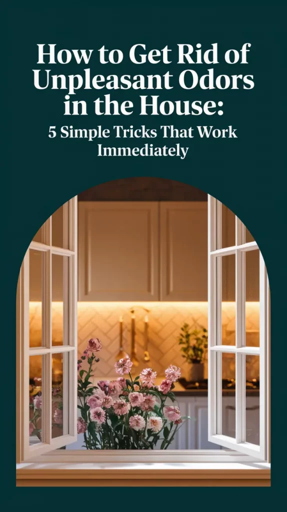 How to Get Rid of Unpleasant Odors in the House Fast