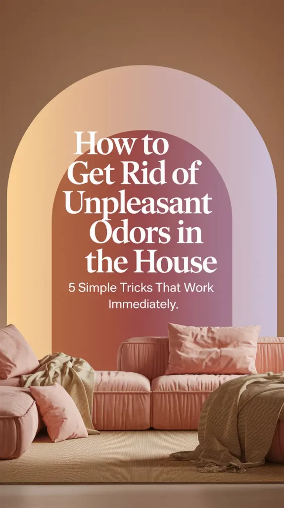 How to Get Rid of Unpleasant Odors in the House Fast