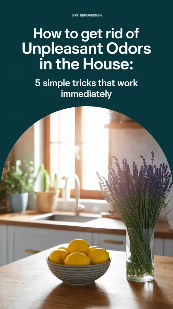 How to Get Rid of Unpleasant Odors in the House Fast