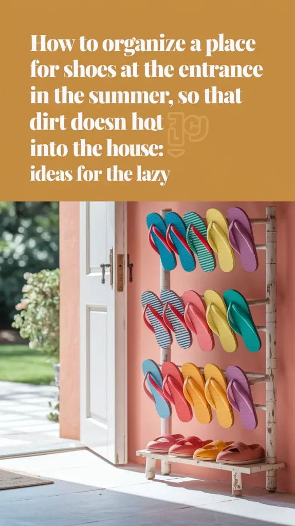 How to Organize a Summer Entryway Shoe Space That Keeps Dirt Out