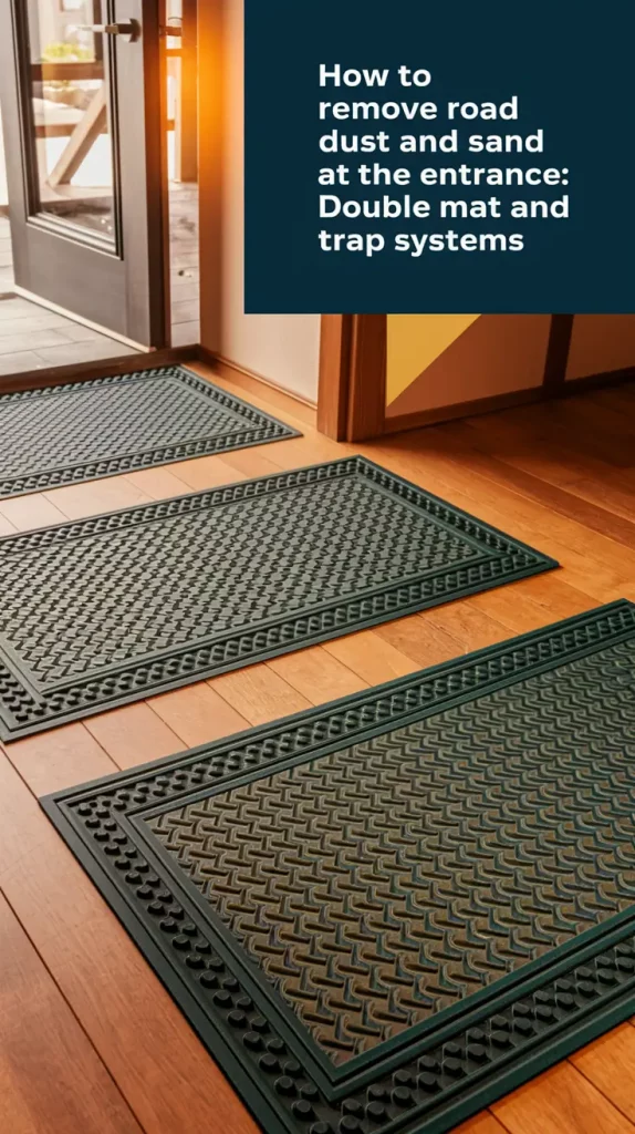 How to Remove Road Dust and Sand at the Entrance: My Proven Double Mat System (2025 Guide)