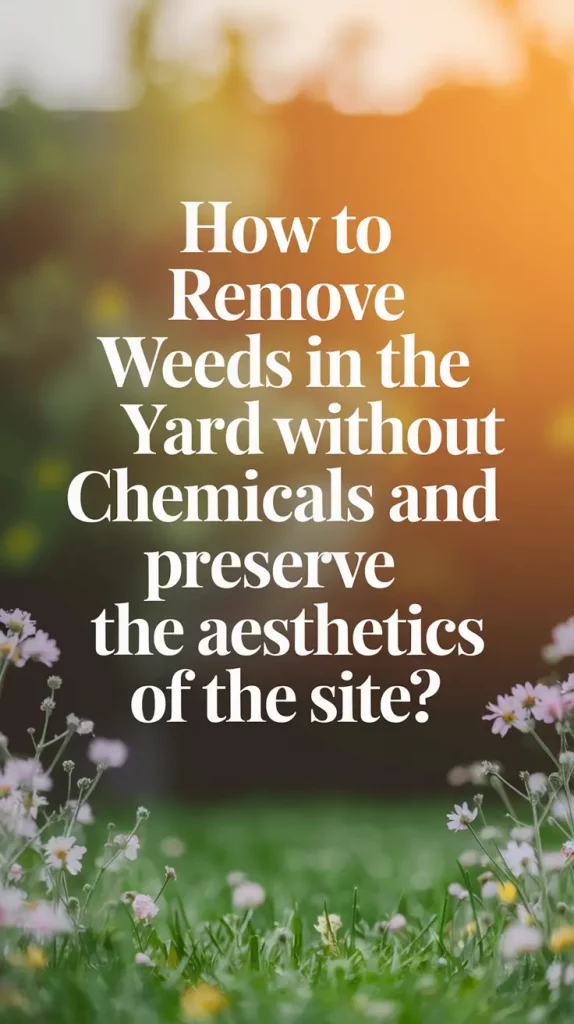 How to Remove Weeds Without Chemicals and Keep Your Yard Beautiful