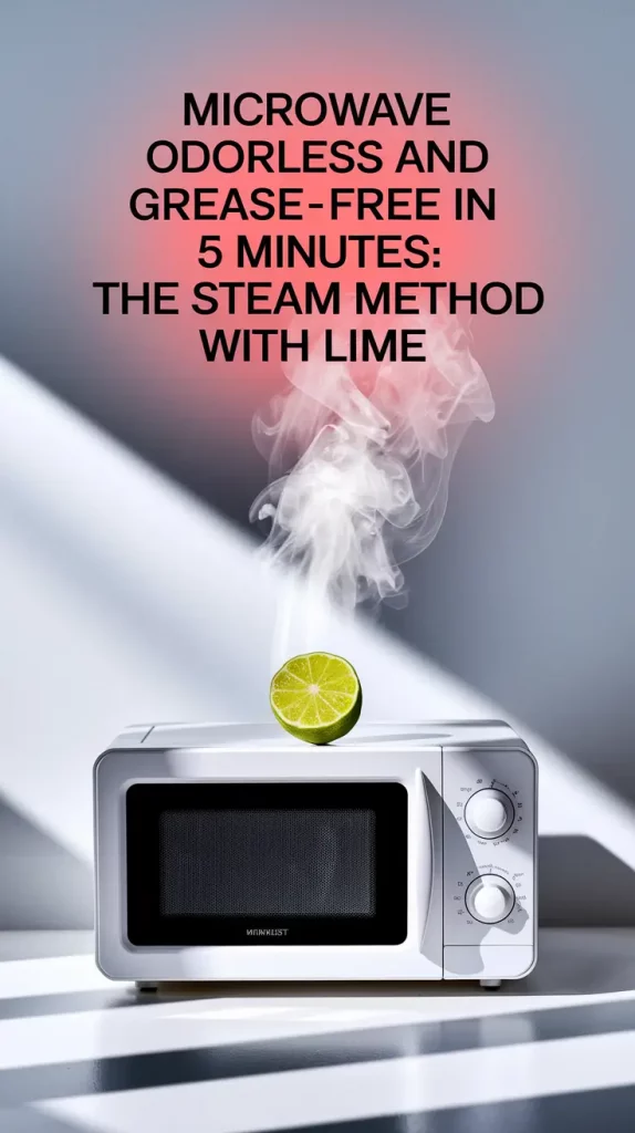Microwave Odorless and Grease-Free in 5 Minutes: My Lime Steam Hack That Works
