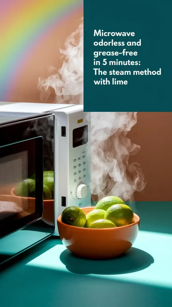 Microwave Odorless and Grease-Free in 5 Minutes: My Lime Steam Hack That Works