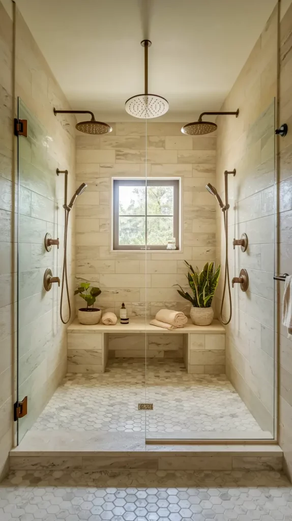 28 No Door Shower Ideas That Redefine Walk-In Style and Space