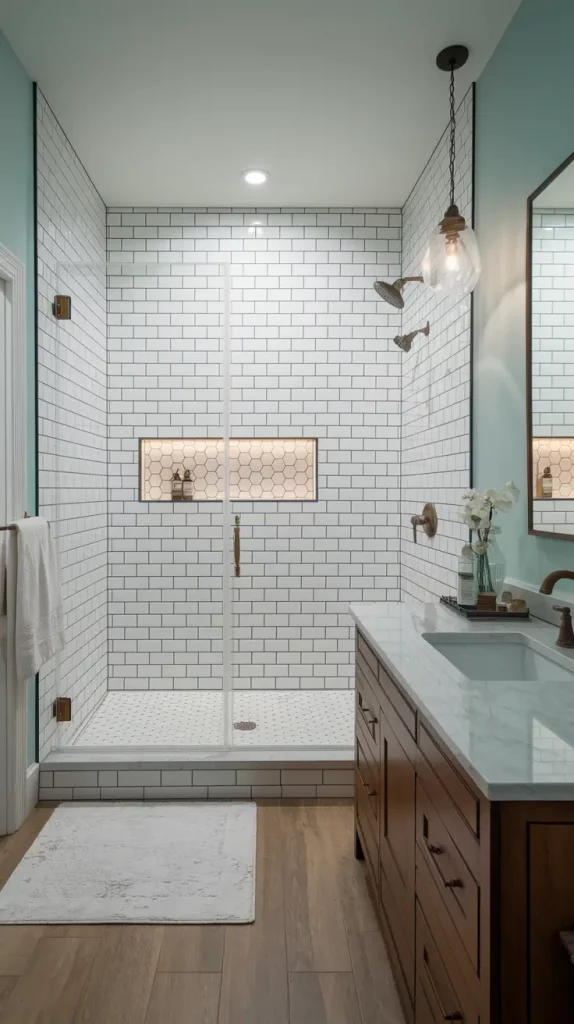 28 No Door Shower Ideas That Redefine Walk-In Style and Space
