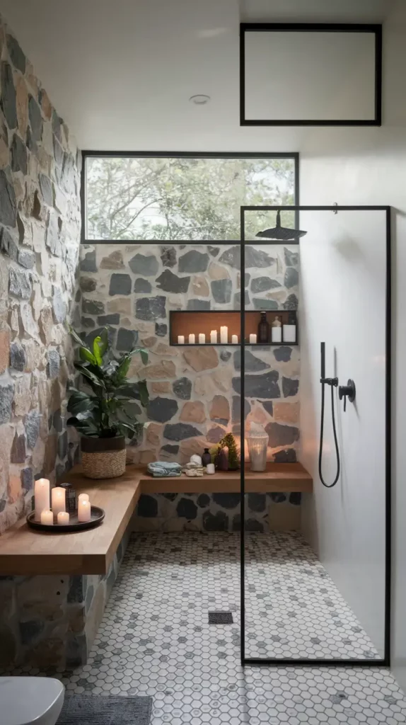 28 No Door Shower Ideas That Redefine Walk-In Style and Space