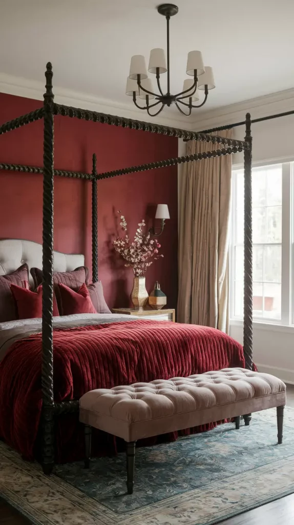 30 Stunning Red Bedroom Ideas for Every Style and Mood