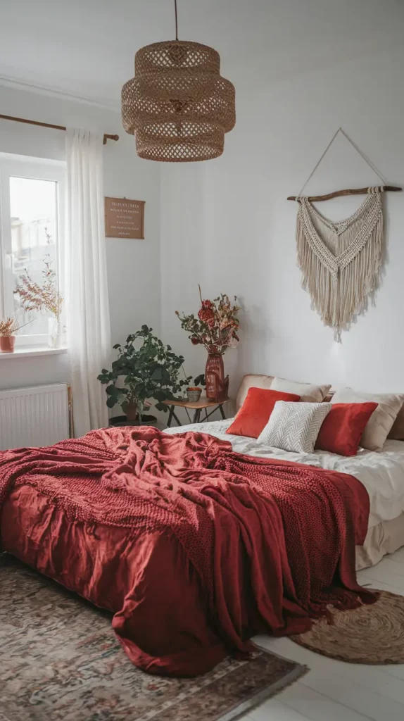 30 Stunning Red Bedroom Ideas for Every Style and Mood