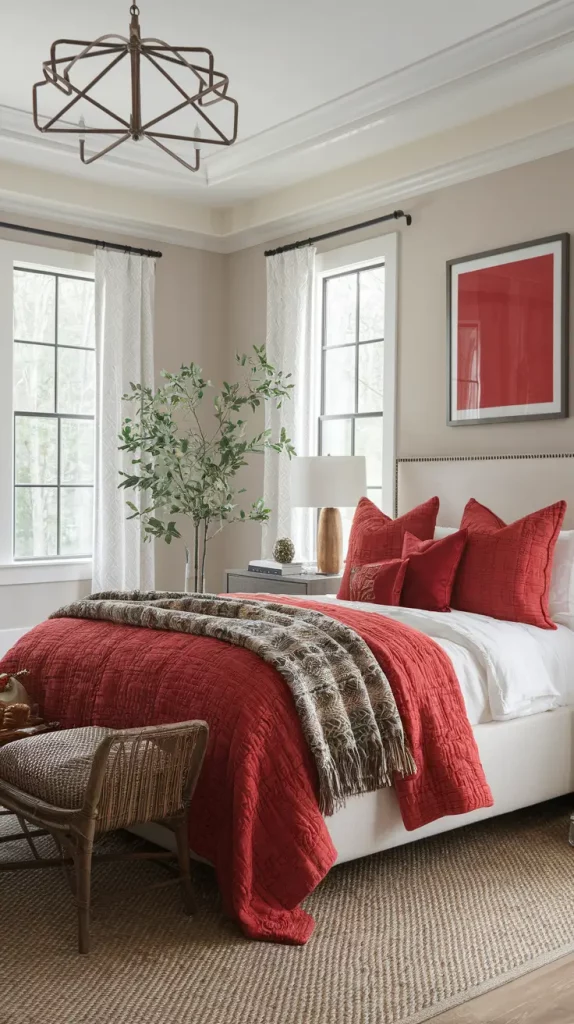 30 Stunning Red Bedroom Ideas for Every Style and Mood