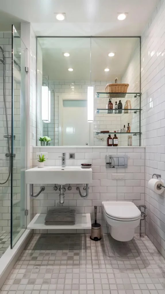35 Small Bathroom Ideas to Maximize Style, Function, and Space