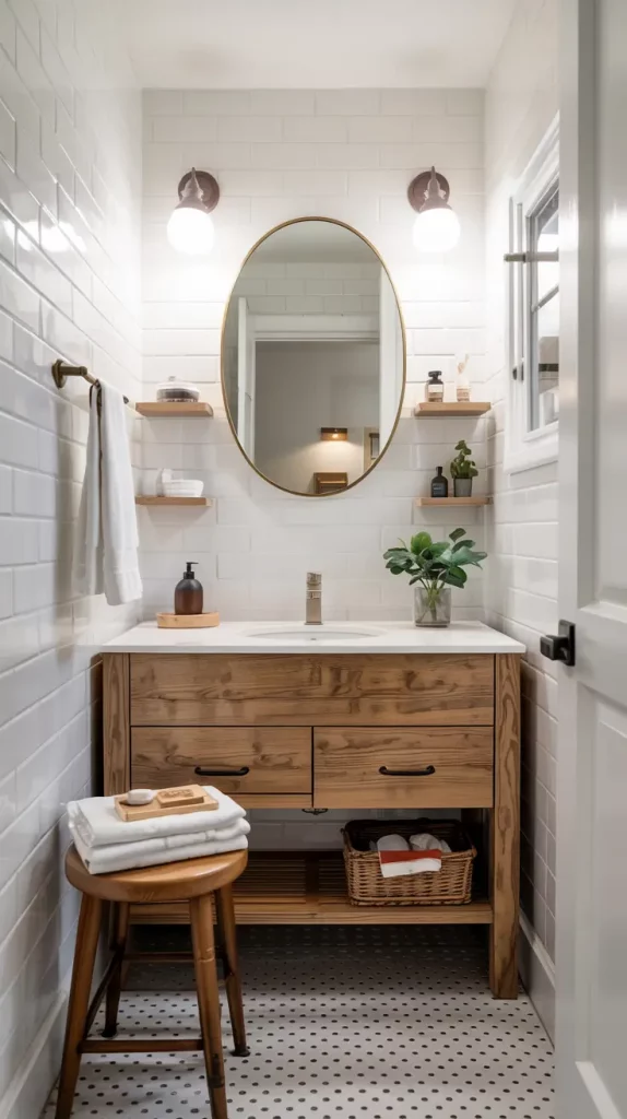 35 Small Bathroom Ideas to Maximize Style, Function, and Space